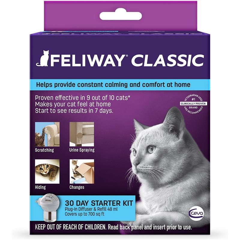 Feliway Diffuser Plug-In Starter Kit for Cats