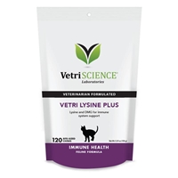 Vetri-Lysine Plus For Cats, 120 Bite-Sized Soft Chews