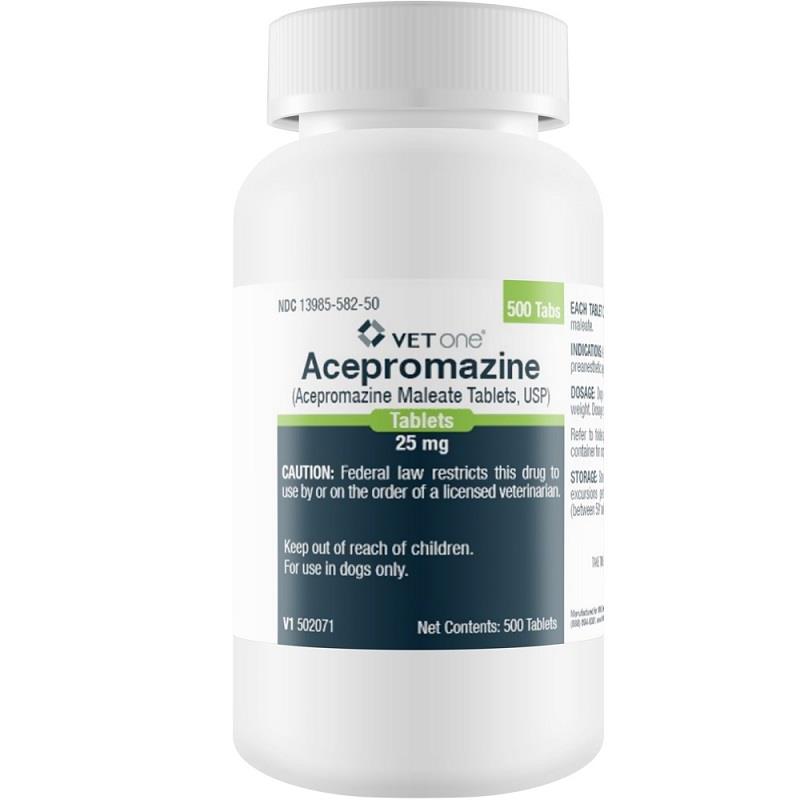 Acepromazine 25 mg, Single Tablet