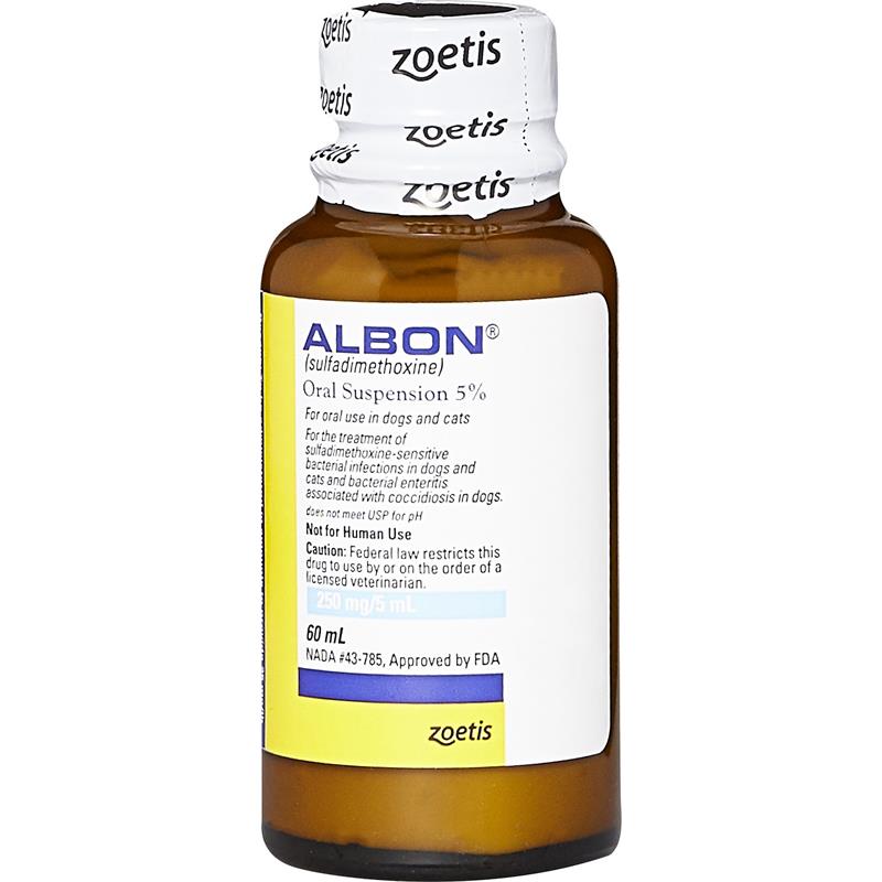 Albon 5% Oral Suspension, 2 oz