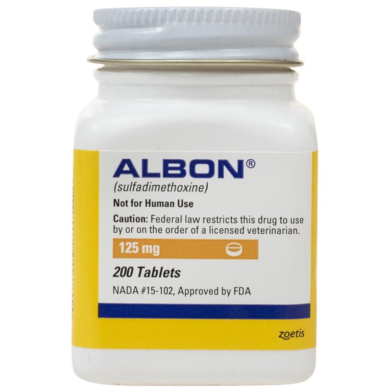 Albon Tabs 125 mg, Single Tablet