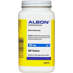 Albon Tabs 250 mg, 500 Tablets
