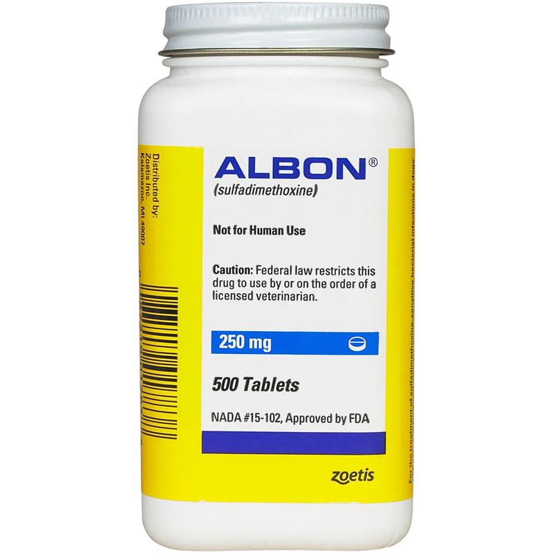 Albon Tabs 250 mg, Single Tablet