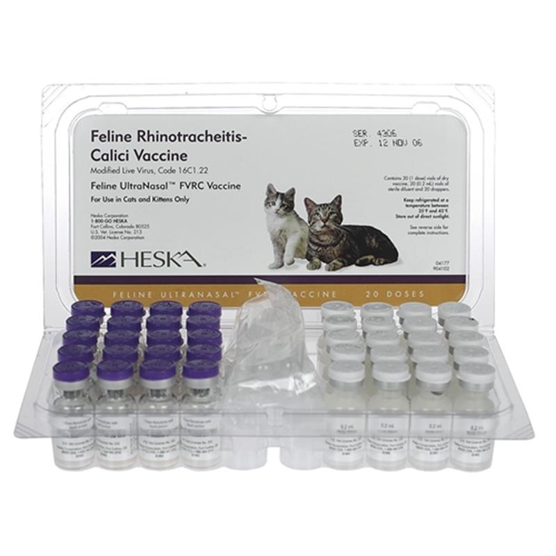 Feline UltraNasal FVRC Vaccine 20 ds Tray