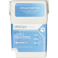 UltiCare VetRx U-40 1/2 cc, 29 ga. 1/2" Insulin Syringe Dispenser