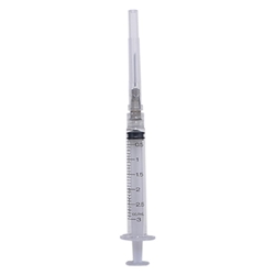 Syringe 3cc, 22 gauge x 1.5 in, RL, Ideal, 100