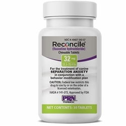 Reconcile 32 mg Flavored Chewable Tablets 35.3 - 70.4 lbs 30 Ct.