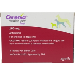 Cerenia 160 mg, 4 Tablets