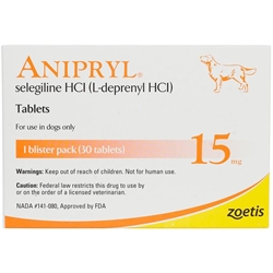 Anipryl (selegiline) 15 mg, 30 Tablets