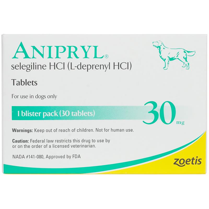 Anipryl (selegiline) 30 mg, 30 Tablets