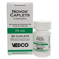 Novox 75 mg, 30 Caplets (Carprofen) : VetDepot.com