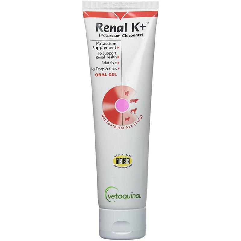 Renal K+ (Potassium Gluconate) Gel, 5 oz (6 Pack)