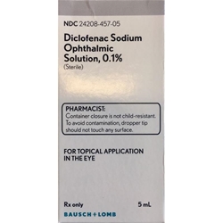 Diclofenac 0.1% Ophthalmic Solution, 5 ml