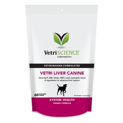 Vetri-Liver Support for Dogs, 60 Chicken Flavored Soft Chews