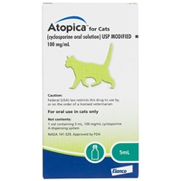 Atopica for Cats, 5 mL : VetDepot.com