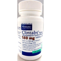 Clintabs 150 mg, 30 Tablets (clindamycin)