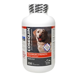 Cosequin DS (Double Strength) Plus MSM for Dogs, 250 ct