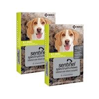 Sentinel Spectrum for Dogs 8-25 lbs, 12 Month (Green)