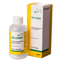 Oti-Clens Ear Cleansing Solution for Dogs and Cats, 4oz