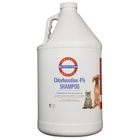 Chlorhexidine 4% Shampoo for Dogs, Cats, Horses, 1 gal 