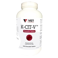 V.E.T. Pharmaceuticals K-CIT-V for Dogs, 100 Chewable Tablets