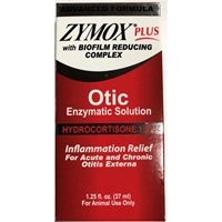 Zymox Plus Otic-HC Enzymatic Solution, 1.25 oz