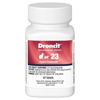 Droncit (Praziquantel) Feline 23 mg, 50 Tablets