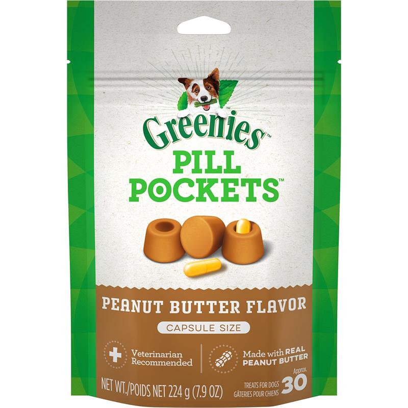 Greenies Pill Pockets, Peanut Butter, 30 Capsules | VetDepot.com
