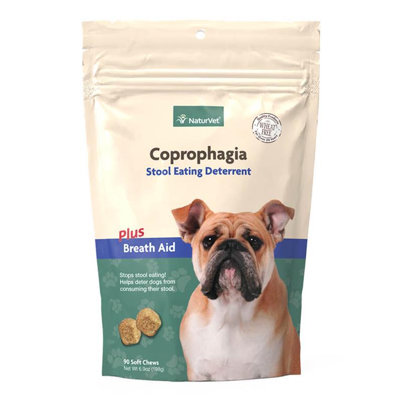 NaturVet Coprophagia Plus Breath Aid, 90 Soft Chews
