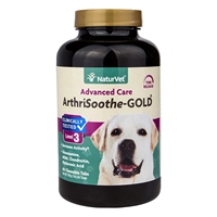 NaturVet ArthriSoothe-GOLD Level 3 Chew Tabs, 40 Ct
