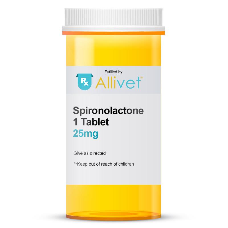 Spironolactone 25 mg, 100 Tablets