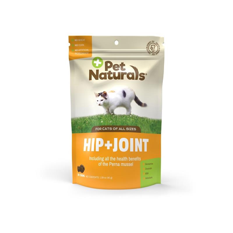 Pet Naturals Hip & Joint Soft Chews for Cats, 2.22 oz, 45 ct.