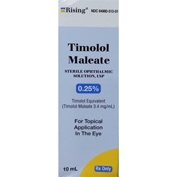Timolol Ophthalmic Solution  0.25%, 10 ml