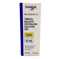 Timolol Ophthalmic Solution  0.5%, 15 ml