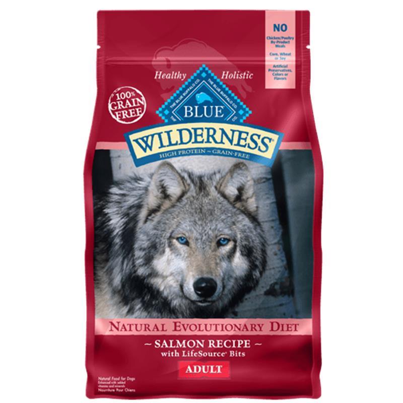 Blue Buffalo Wilderness Grain Free Salmon Recipe Adult Dog Food, 11 lbs