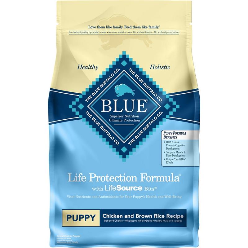 Blue Buffalo Life Protection Formula Chicken and Brown Rice Puppy Food, 6 lbs