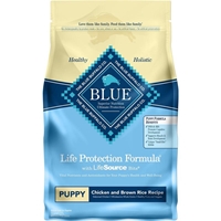 Blue Buffalo Life Protection Formula Chicken and Brown Rice Puppy Food, 15 lbs