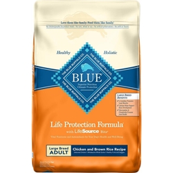 Blue Buffalo Life Protection Formula Chicken and Brown Rice Large Breed Adult Dog Food, 30 lbs