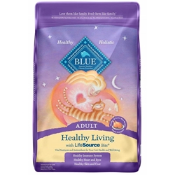 Blue Buffalo Healthy Living Chicken and Brown Rice Adult Cat Food, 7 lbs
