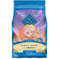 Blue Buffalo Indoor Health Chicken and Brown Rice Adult Cat Food, 15 lbs
