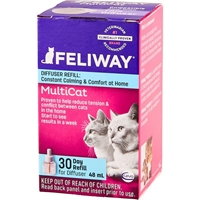 Feliway Multi-Cat Diffuser Plug-In Refill for Cats, 30 Days