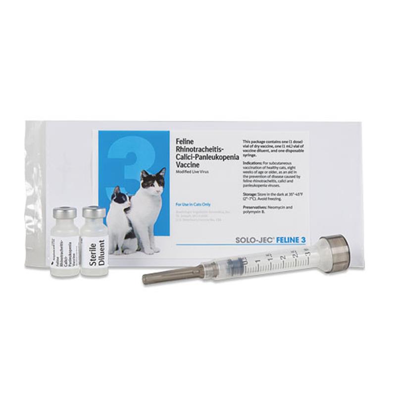 Feline Solo Jec 3 Vaccine, 1 ds w/syringe