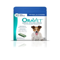 Oravet Dental Chews, 30 ct |  Small Dogs 10 - 24 lbs 