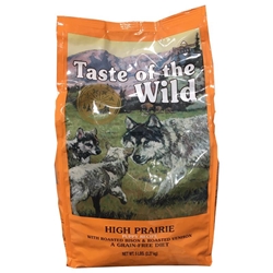 Taste of the Wild High Prairie Puppy Formula w/Roasted Venison and Bison, 5 lbs