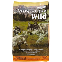 Taste of the Wild High Prairie Puppy Formula w/Roasted Venison and Bison, 14 lbs