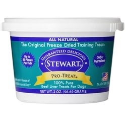 Stewart Freeze Dried Beef Liver Treats for Dogs, 2 oz