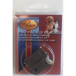 Resco Pro Pack Nail Trimmer Blade Replacement Kit for Dogs & Cats, 6 blades