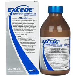 Excede Sterile Suspension 200 mg/ml, 250 ml