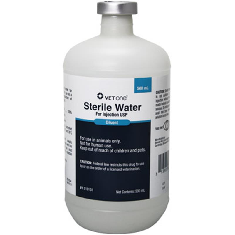 Sterile Water for Injection USP, 500 ml