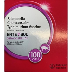 Enterisol Salmonella T/C Oral Swine Vaccine, 100 ds/200 ml